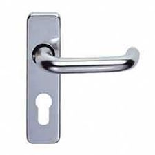 Picture of Round Bar Concealed Fixing Euro Lock Handles - Boxed