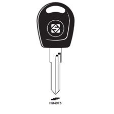 Picture of HU49T5 Transponder Key Blank for VW (CASE ONLY)