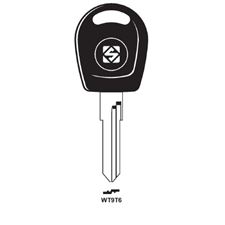 Picture of WT9T6 Transponder Key Blank for Volkswagen (CASE ONLY)