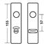 Picture of Concealed Fixing Bathroom Lock Handles - Boxed