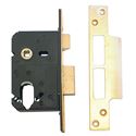 Picture of 64mm Dual Profile Sash Lockcase With 45mm Backset - Polished Brass