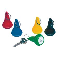 Picture of Pear Shape Key Tags - Green