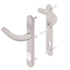 Picture of 92mm Centres Security Handles (2 Holes) - Slightly Scratched