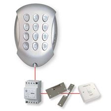 Picture of Galeo Digicode® Remote Electronics Keypad Kit With Electric Strike (100 User)