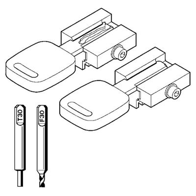 Picture of MATRIX PRO, EVO, S-SX-SLX Volkswagon Group Adaptors For Keys With Intenal Cuts