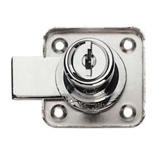 Picture of Cabinet Lock For Metal & Wood Furniture - KD - Chrome Plated