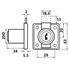 Picture of Drawer Lock For Metal & Wood Furniture - KA - Chrome Plated