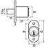 Picture of Dowel Push Button Lock for Sliding Doors