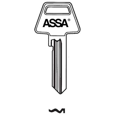 Picture of Genuine ASSA HT 6 Pin Cylinder Key Blank