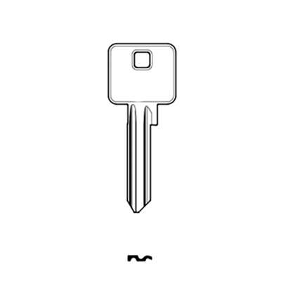 Picture of Silca AB98 ABUS Cylinder Key Blank