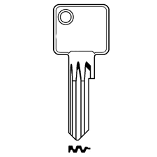 Picture of Silca AB95 ABUS Cylinder Key Blank