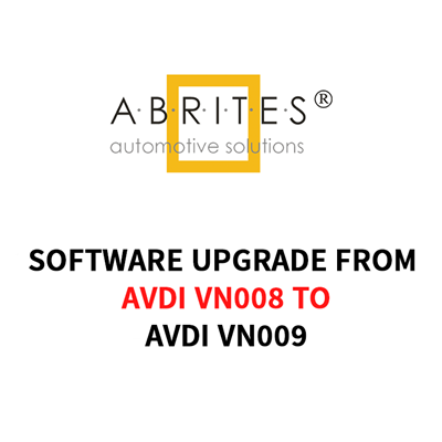 Picture of ABRITES AVDI Software Update from VN008 to VN009