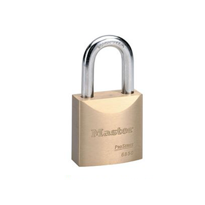 Picture of 48mm Master Wide 6850 ProSeries® Solid Brass Rekeyable Pin Tumbler Padlock