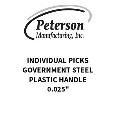 Picture of Peterson Government Steel Individual Picks 0.025"