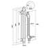 Picture of Concealed Door Loop for Abloy Lockcases