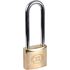 Picture of Tri-Circle Brass Padlocks - Keyed Differ - Boxed