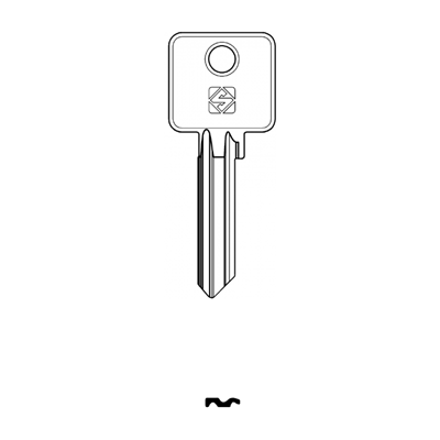 Picture of Silca CLF2 Carl-F Cylinder Key Blank
