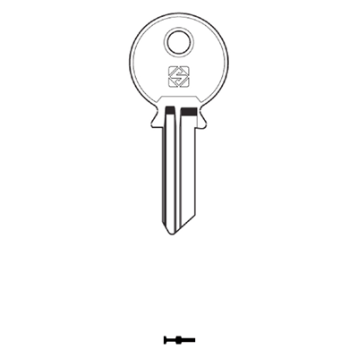 Picture of Silca FF17 Cylinder Key Blank for F.F.