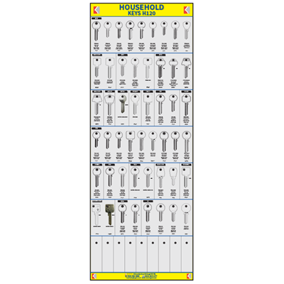Picture of Household Cylinder Key Board H120