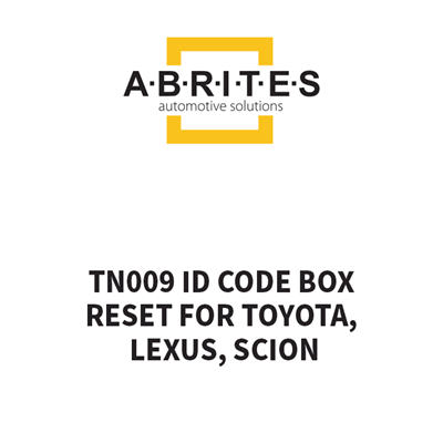 Picture of TN009 ID Code Box Reset for Toyota, Lexus, Scion