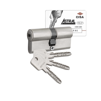 Picture of Cisa Astral Euro Double Cylinders - 3 Keyed 