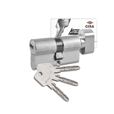 Picture of Cisa Astral Euro Single & Turn Cylinders - 3 Keyed