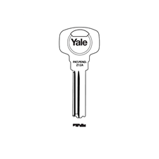 Picture of Genuine Patented Yale 10-Pin Key Blank for Yale Superior 1 Star Cylinders