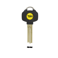 Picture of Genuine Patented Yale 10-Pin Key Blank for Yale Platinum 3-Star Cylinders
