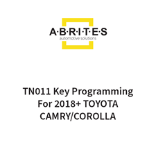 Picture of TN011 Key Programming For 2018+ TOYOTA CAMRY/COROLLA