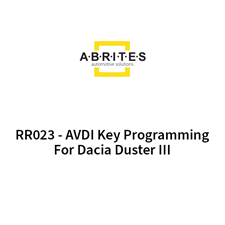 Picture of RR023 - AVDI Key Programming for Dacia Duster III