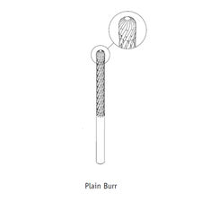 Picture of Plain Burr - 50mm length