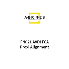 Picture of FN021 AVDI FCA Proxi Alignment