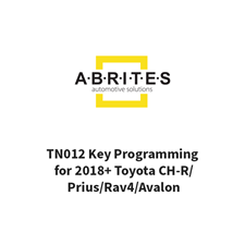 Picture of TN012 Key programming for 2018+ Toyota CH-R/Prius/Rav4/Avalon