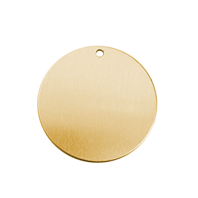 Picture of Name Discs 30mm Brass 