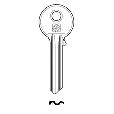 Picture of Silca UL054 6-Pin Universal Cylinder Key Blank