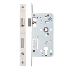 Picture of DIN Euro Sash Lock - Double Throw - 72MM C/C - Backset 55MM - Square End