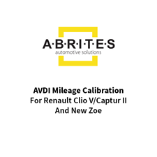 Picture of RR025 - AVDI Mileage calibration for Renault Clio V/Captur II and new Zoe