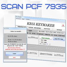 Picture of Scan PCF 7935 license for KR55 MB Remote Keymaker