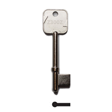 Picture of Genuine ZOO Mortice Key Blank For 3 Lever Horizontal and 2177/2277 Replacement Locks
