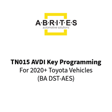 Picture of TN015 AVDI Key programming for 2020+ Toyota vehicles (BA DST-AES)
