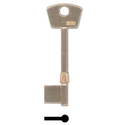 Picture of RST 196B Mortice Key Blank For CHUBB 3G114 Mortice Locks