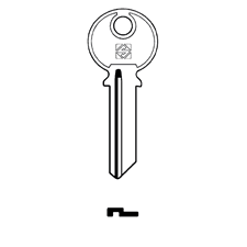 Picture of Silca TL2 Cylinder Key Blank for Tri-Circle
