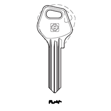 Picture of Silca AB91 ABUS Cylinder Key Blank