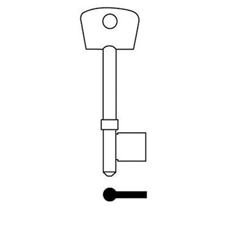 Picture of RST 313 Mortice Key Blank for Erebus