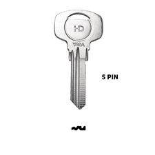 Picture of Yale 1109 Y42A 5-Pin Key Blank