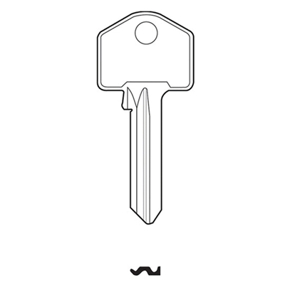 Picture of WMS7 Cylinder Key Blank for WMS