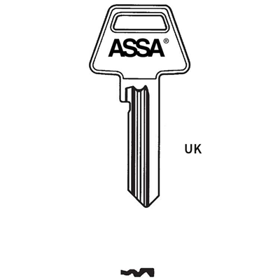 Picture of Genuine ASSA 6-Pin Cylinder Key Blank for ASSA (UK)