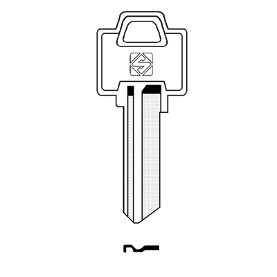 Picture of Silca WEI5 Cylinder Key Blank for Weiser