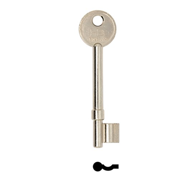 Picture of HD B599ANP Mortice Key Blank for Eclipse Mortice Locks