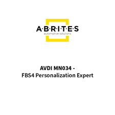 Picture of AVDI MN034 - FBS4 Personalization Expert